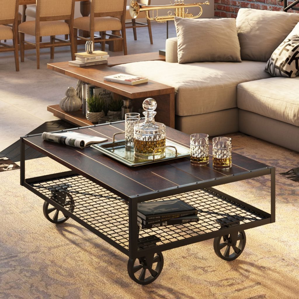 INDUSTRIAL COFFEE TABLE